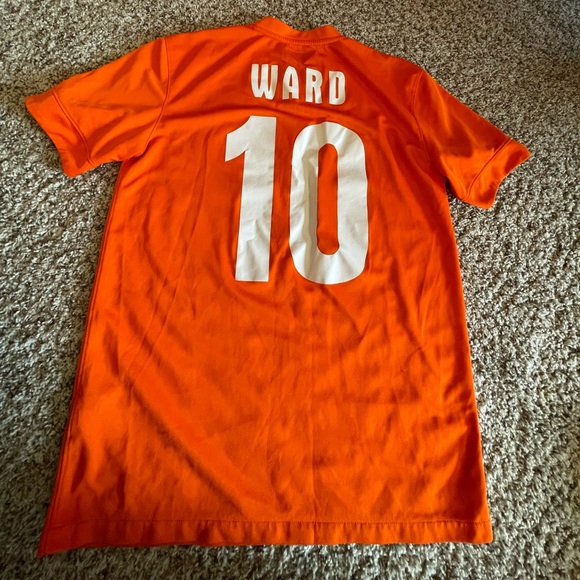 Netherlands 2014 Home Soccer Jersey by Nike, Ward #10, Orange, Men's Medium - Picture 6 of 7